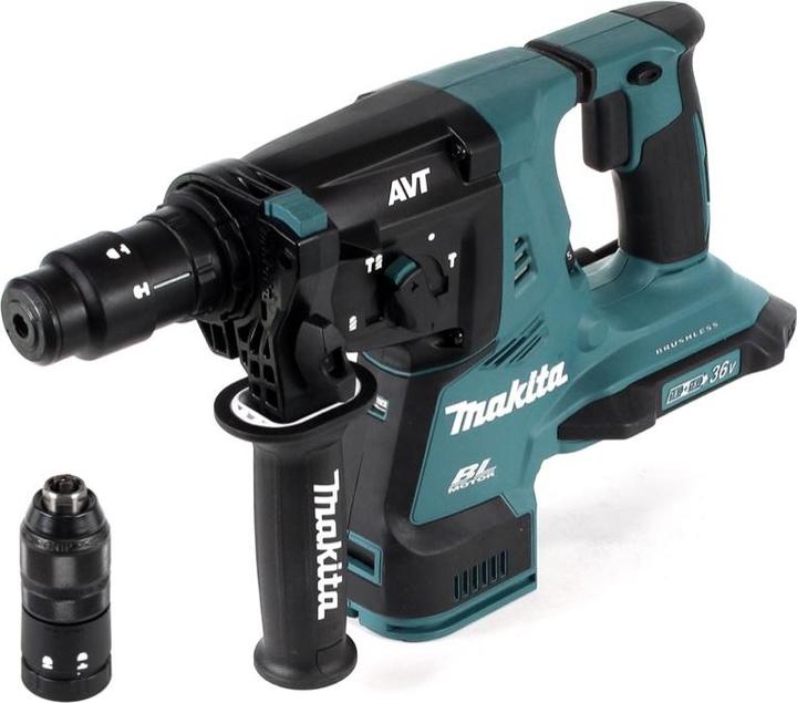 Produktbild Makita DRILL AND ASSESSMENT HAMMER SDS-PLUS 2x18V 2.9J WITHOUT BATTERIES AND CHARGER + HOLDER DHR281 (Akkubetrieb)