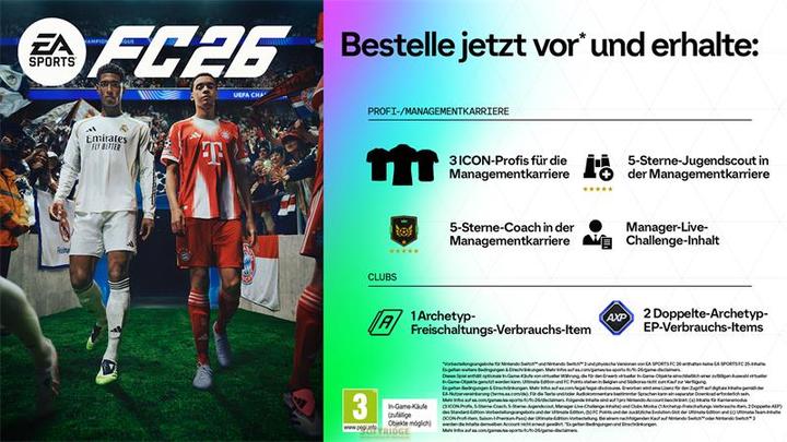 Actual product image EA Games EA Sports FC 26 (PS5, DE, IT, FR)