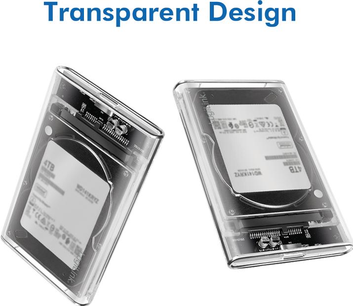 Produktbild LogiLink Festplattengehäuse 2,5", HDD/SSD, USB 3.0, werkzeuglos (2.5")
