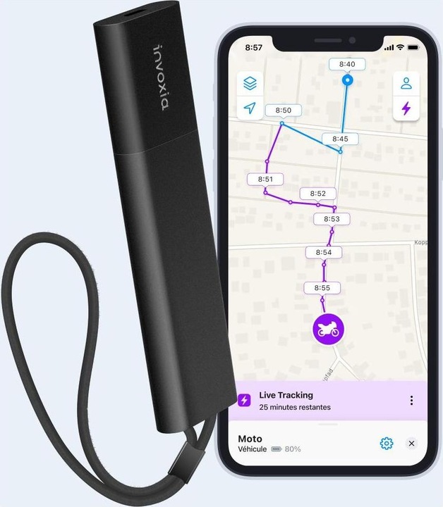 Immagine prodotto Invoxia GPS Tracker Pro (iOS, Android)
