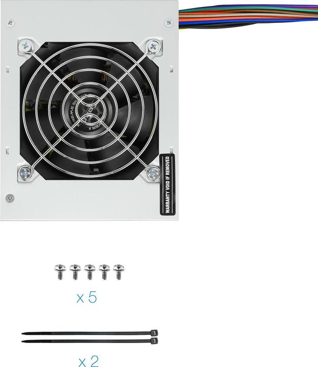 Actual product image Tooq Technology Fonte Ecopower II (500 W)