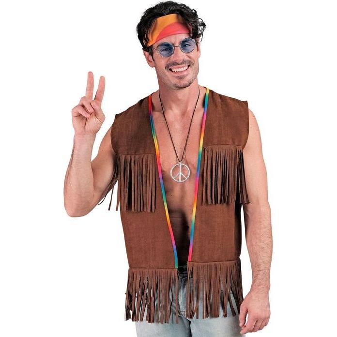 Widmann 70er Jahre - Hippie - Weste (L, XL)