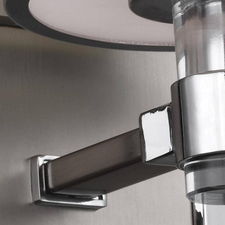 Actual product image Elstead Lighting Prospect Park wall light E27 satin nickel, chrome (E27)