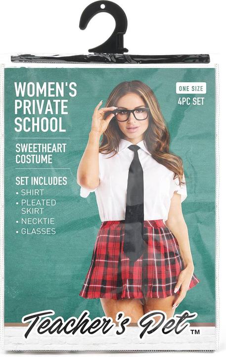 Produktbild Teacher's Pet Teacher Pet Women'S 4 PC Private School Sweetheart Costume (One Size)