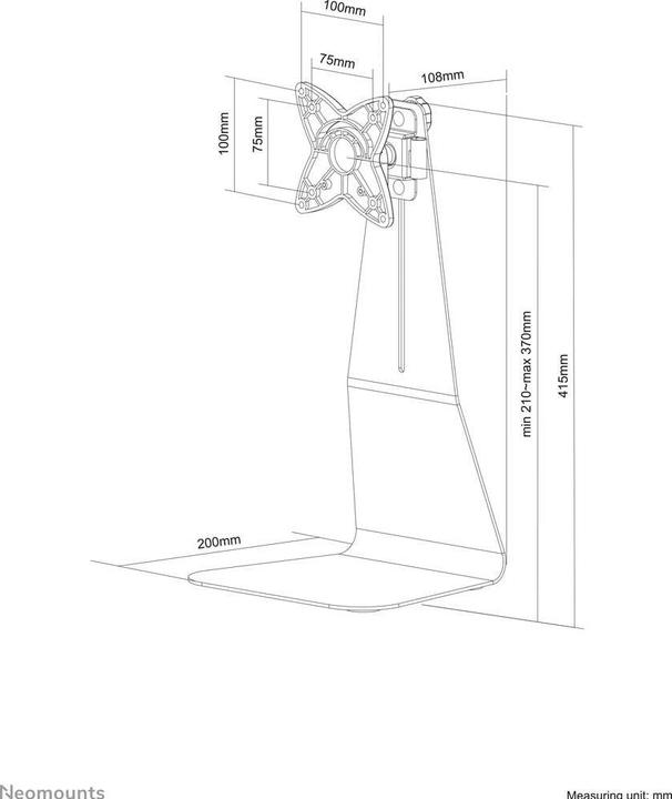 Image du produit Neomounts Fpma-D850 (Tables, 27")