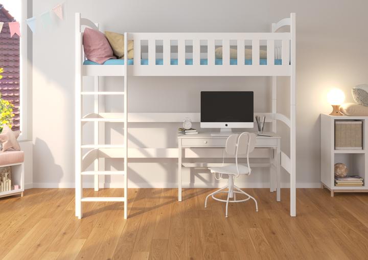 Image du produit ADRK Furniture Lit superposé mezzanine MIAGO 180x80 (180 x 80 cm)