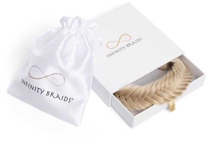Actual product image Infinity Braids Fishtail Braid Jolie Shimmer Ale