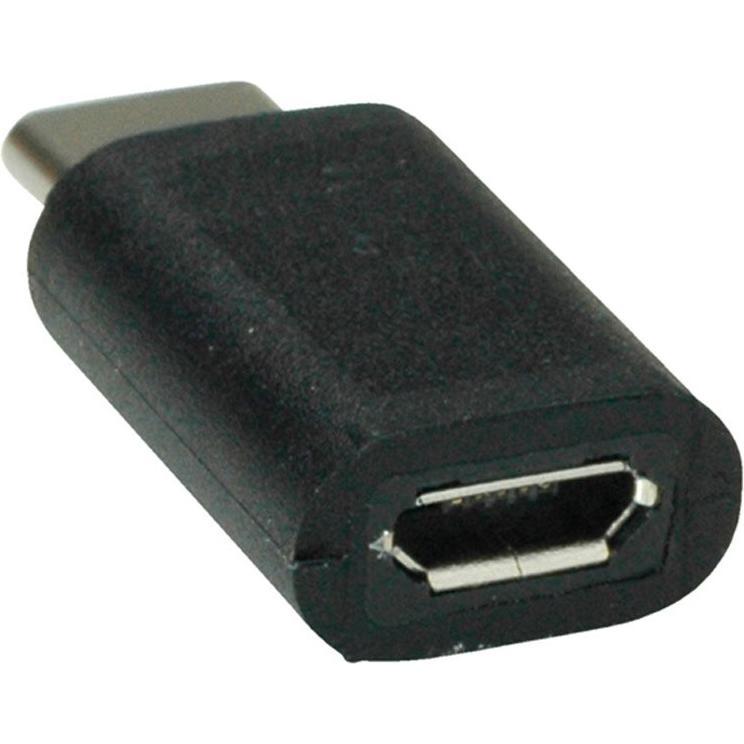 Thumbnail - Value USB2.0 Type C Adapter. C-MicroB. M/F. Black, Netzwerk Zubehör