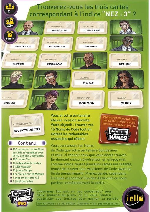 Image du produit Iello Codenames- Duo (Français)
