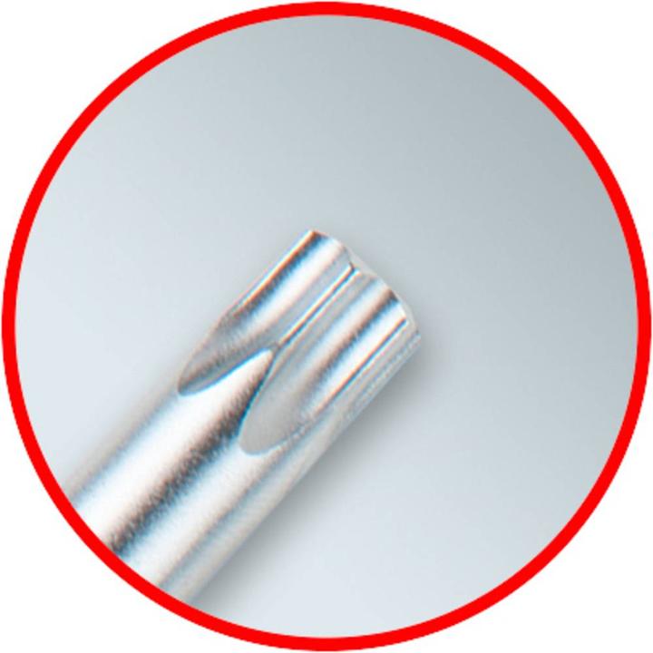Actual product image KS Tools L-key set extra long, TORX®, with color code, 14 parts