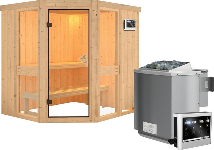 Actual product image Karibu Amelia 1 (9 KW Bio external control)