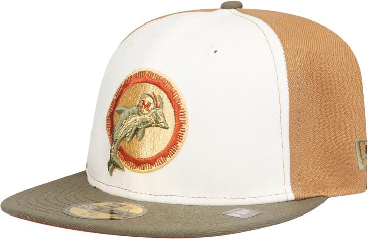Actual product image New Era 59Fifty Fitted Cap Throwback Miami Dolphins - 7 3/8 (7 3/8)