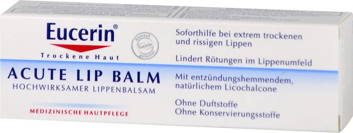 Immagine prodotto Eucerin Balsamo labbra Acute Balsamo altamente efficace per labbra molto secche, 10 ml Balsamo (Balsamo, 10 ml)