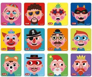 Produktbild Janod Crazy Faces Boys (Deutsch, 2 - 8 Jahre)