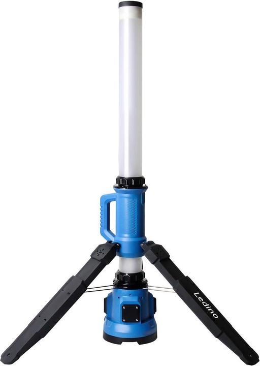 Image du produit Ledino Colonne de projecteurs à LED 40W Lampe de travail sur pied Rath H40, 3200lm, batterie + 230V pour (3200 lm)