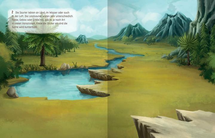 Produktbild Meine grosse Metallic-Stickerwelt Dinosaurier