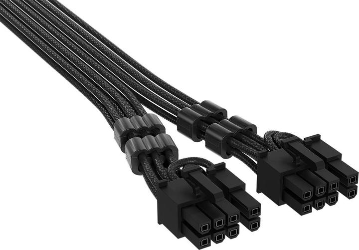 Image du produit Corsair Stromkabel PCIe 12V-2x6 auf 2x 8-Pin 65 cm (65 cm, 12V-2x6)