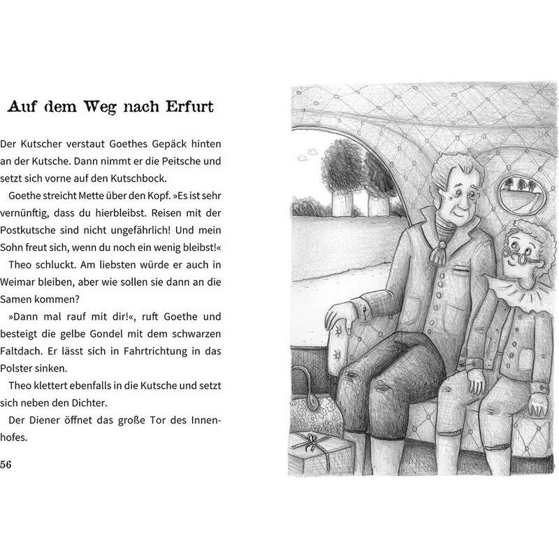 Thumbnail - Almas geheimer Garten - Mit dem Schinkenwurz zu Goethe, Kinderbücher von Birgit Hedemann