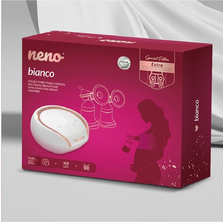 Actual product image Neno Bezprzewodowy elektroniczny laktator Bianco