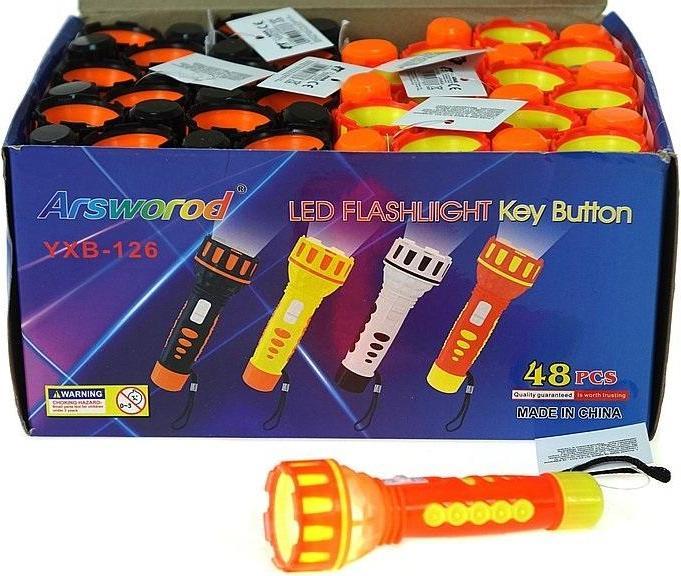 Actual product image Adar Taschenlampe mit Anhänger 10,5 cm (48 Stück)