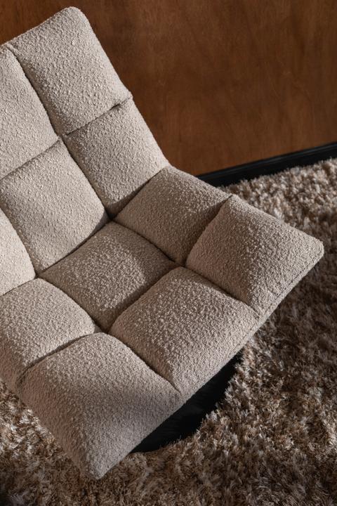 Actual product image Dutchbone Lounge Chair Bar Bouclé