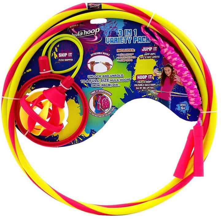 Wham-O Hula Hoop Variety Pack 3 en 1 (86 cm)