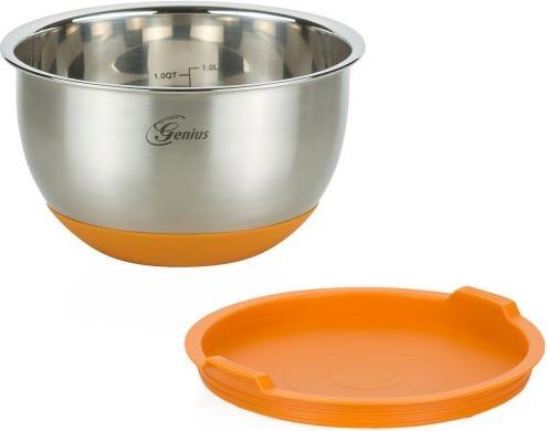 Immagine prodotto Genius Set di ciotole in acciaio inox (22 cm, 3 l, 3 x)