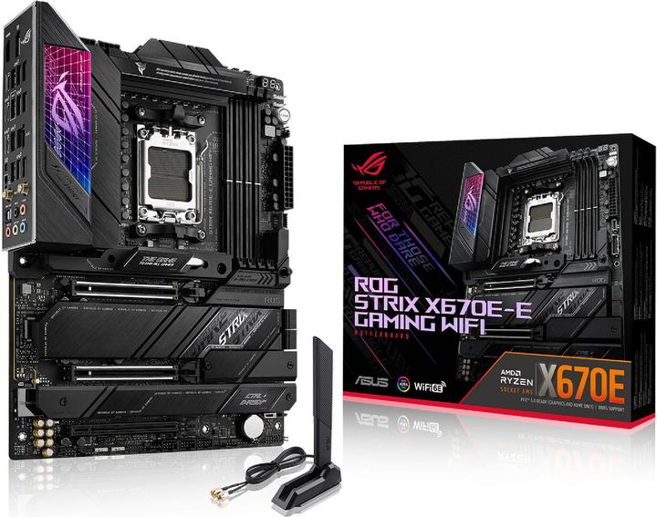 Image du produit ASUS ROG Strix X670E-E Gaming Wifi (AM5, AMD X670E, ATX)