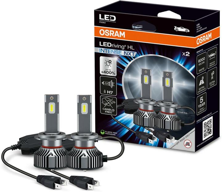 Image du produit Osram LEDriving Off-Road LED Intense H7/H18/12V/21W PKW, Länge (H7)