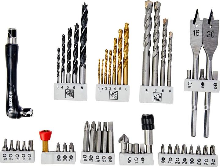 Productafbeelding Bosch Professional Zubehör Premium X-Line (5 mm, 6 mm, 8 mm, 10 mm, 2 mm, 3 mm, 4 mm, 16 mm, 20 mm)