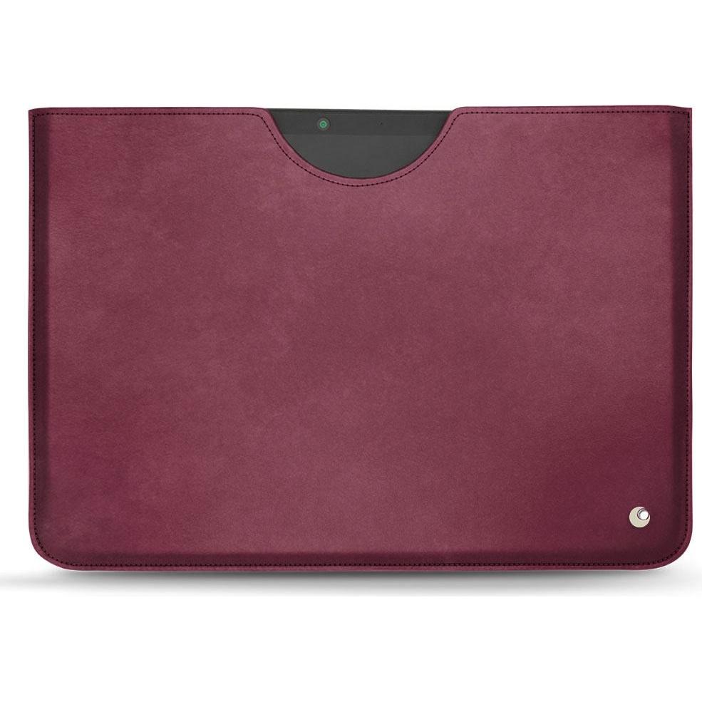 Noreve Lederschutzhülle (Microsoft Surface Pro X), Tablet Hülle, Violett