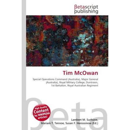 Tim McOwan, Fachbücher von Susan F. Marseken, Lambert M. Surhone, Miriam T. Timpledon