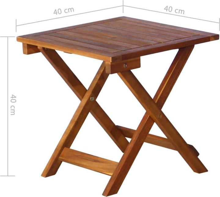 Actual product image vidaXL Sonnenliege mit Tisch (184 cm)