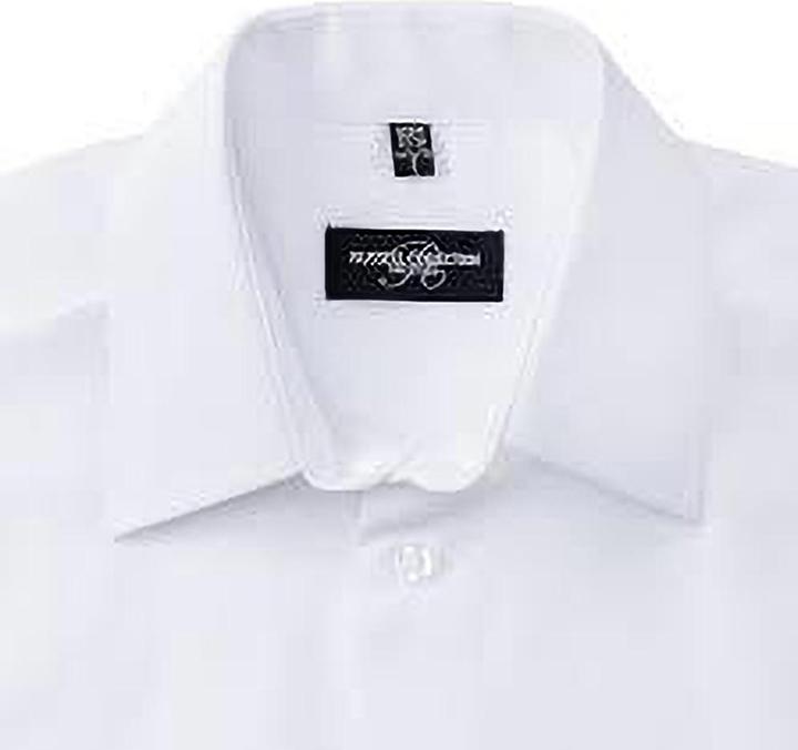 Actual product image Russell Collection Poplin blouse short sleeve easy-care (M)