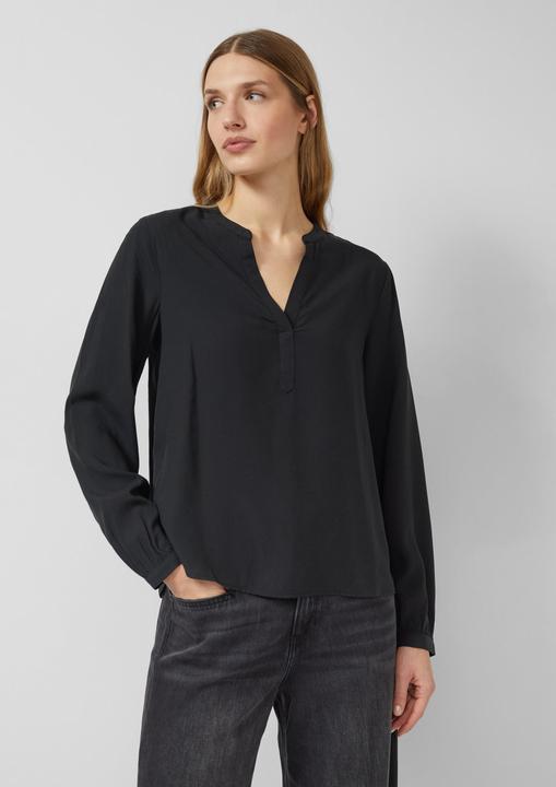 Immagine prodotto s.Oliver Bluse Tunikabluse mit Ärmelraffung und V-Ausschnitt (48)