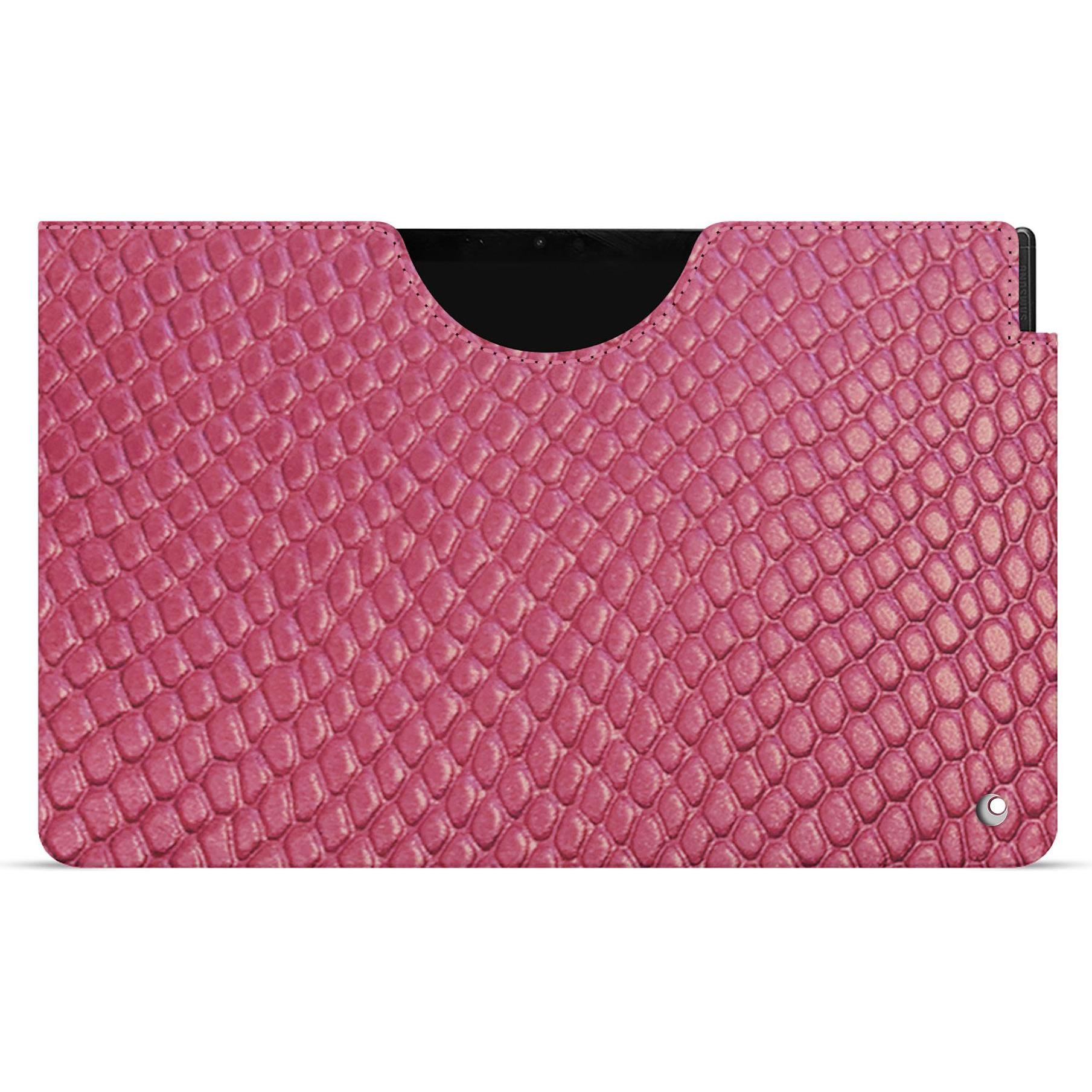 Noreve Lederschutzhülle (Galaxy Tab S9), Tablet Hülle, Rosa