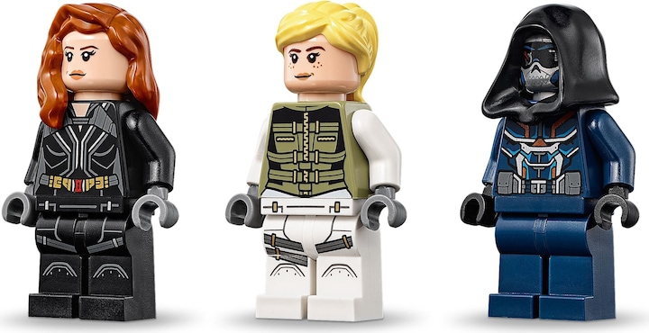 Produktbild LEGO Black Widows Hubschrauber-Verfolgungsjagd (76162, LEGO Marvel)