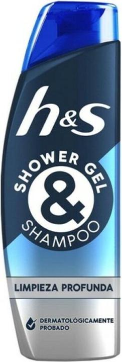 Actual product image Head & Shoulders H&S GEL DUCHA & CHAMPÚ limpieza profunda 300 ml (Liquid shampoo, 300 ml)