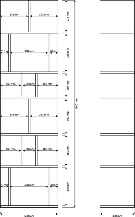 Produktbild Selsey Bemmi (50 x 30 x 180 cm)