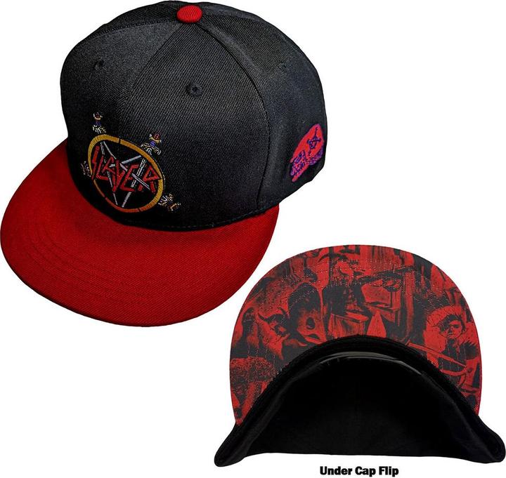 Slayer Hell Awaits Snapback Cap