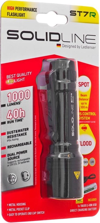 Image du produit Ledlenser Solidline ST7R (13.10 cm, 1000 lm)