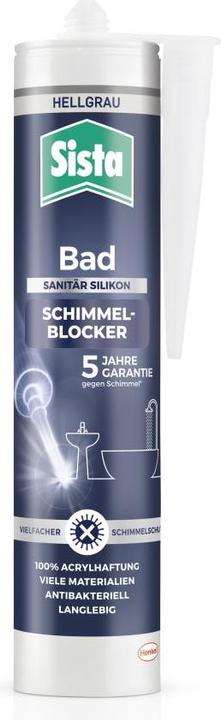 Sista Bathroom Mould Blocker Manufacturer's Colour Silver-Grey SBSBG 280 ml (Silver-Grey, 280 ml)
