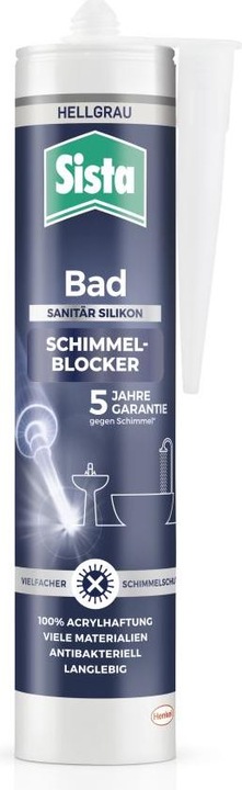 Produktbild Sista Bad Schimmel-Blocker Herstellerfarbe Silber-Grau SBSBG 280 ml (Silber-Grau, 280 ml)