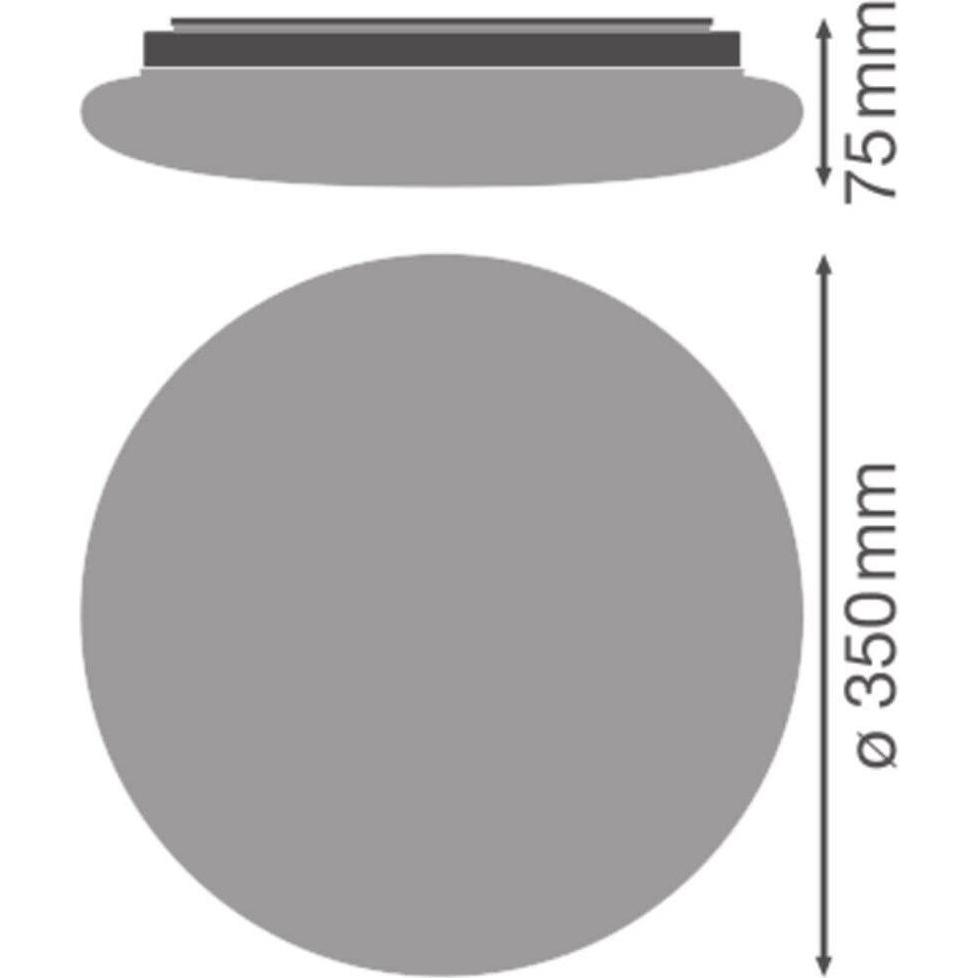 Thumbnail - Ledvance, Wandleuchte + Deckenleuchte, SF CIRC 350 SEN V 18 (1440 lm)