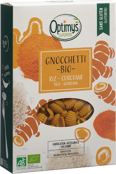 Produktbild Optimys Gnochhetti Kurkuma-Reis Bio (265 g)