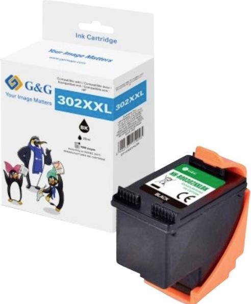 Actual product image G&G XXL-Patrone kompatibel mit HP 302XL/ F6U68AE (FC)