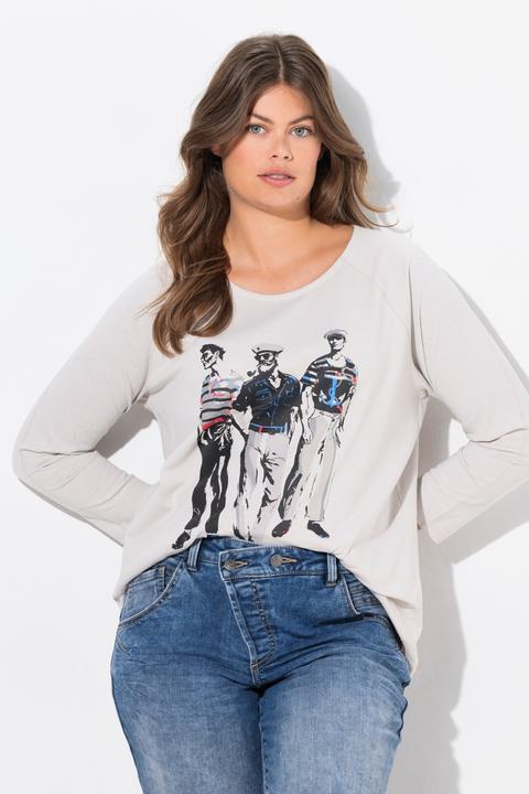 Immagine prodotto Laurasøn Maglia con scollo a girocollo, maniche lunghe raglan e OEKO-TEX Made in Green (44, 46)