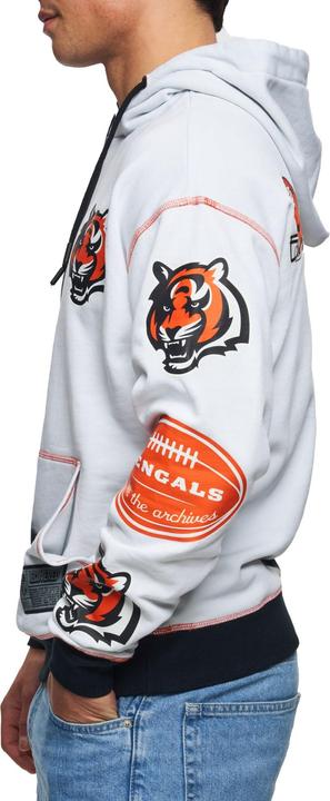 Immagine prodotto Recovered Felpa con cappuccio in pile Re:covered - INK DYE Cincinnati Bengals - 3XL (3XL)