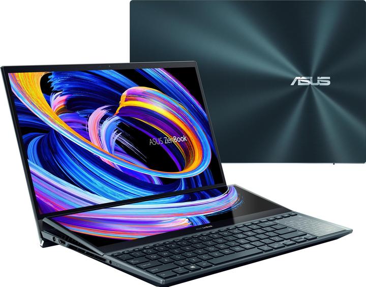Produktbild ASUS ZenBook Pro Duo 15 (15.60", Intel Core i7-12700H, 16 GB, 1000 GB, CH)
