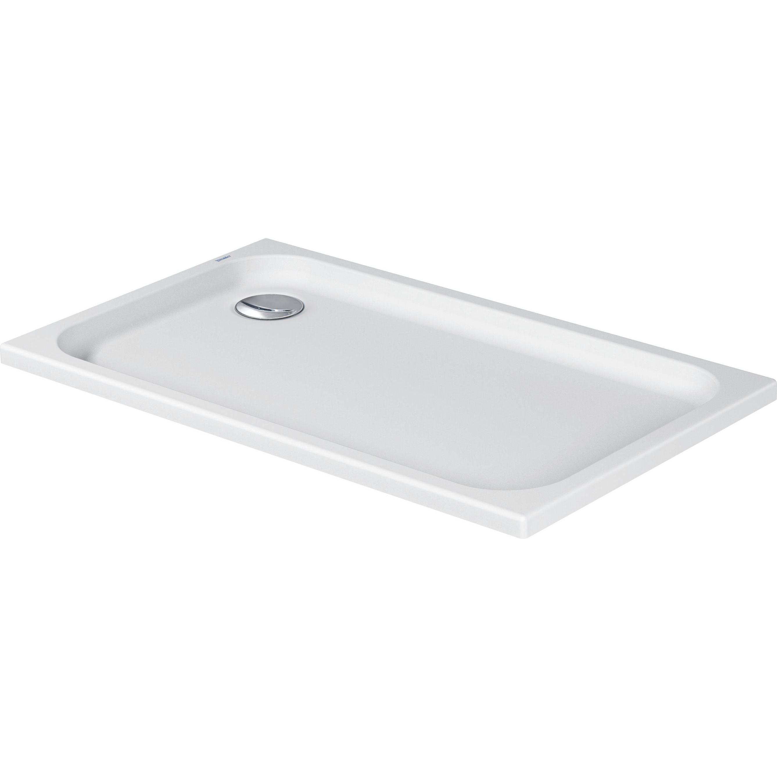 Duravit, Duschwanne, Duschwanne D-Code 1200 x 700 x 85 mm wei glatt 720094000000000